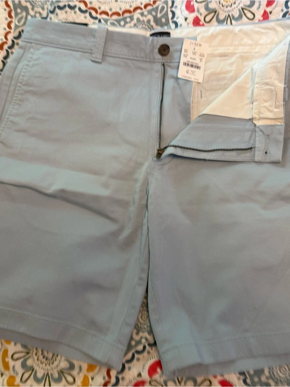 New with Tags Men’s 9” Blue Casual Shorts- j.crew - size 32